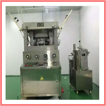 Máquina para prensagem de comprimidos grandes para balas e comprimidos efervescentes
